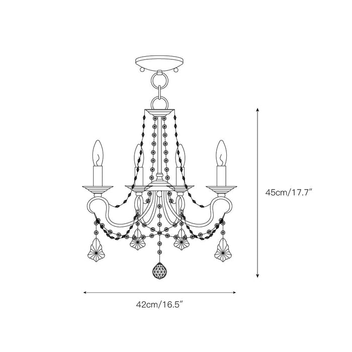 Pennington Chandelier-DWHOME