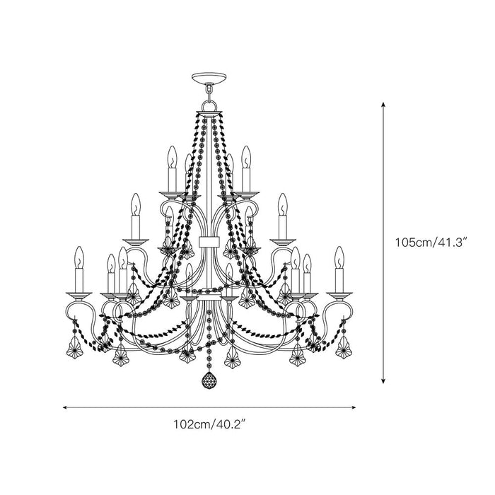 Pennington Chandelier-DWHOME