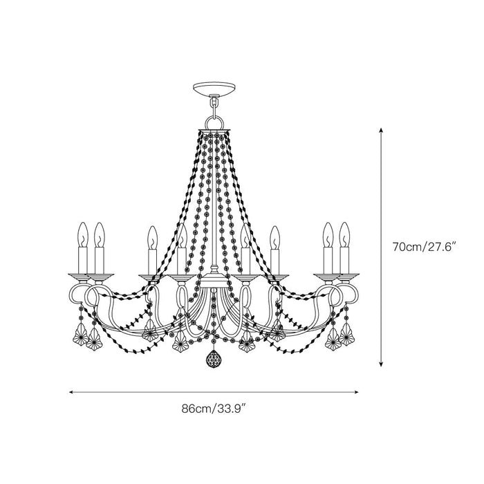 Pennington Chandelier-DWHOME