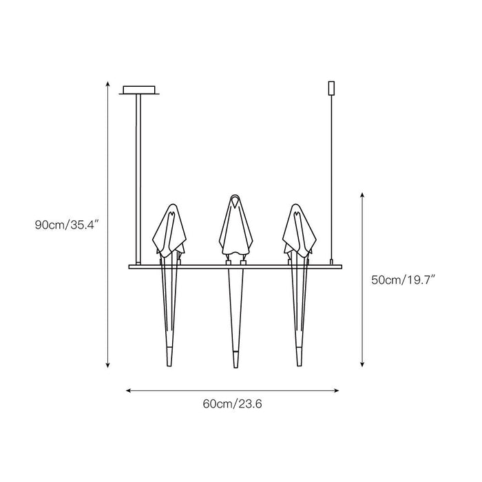 Perch Chandelier-DWHOME