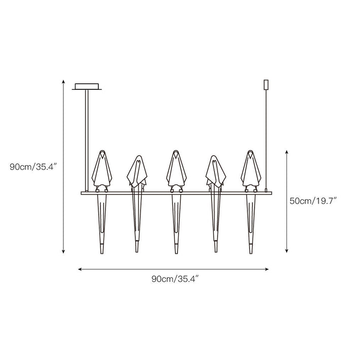 Perch Chandelier-DWHOME