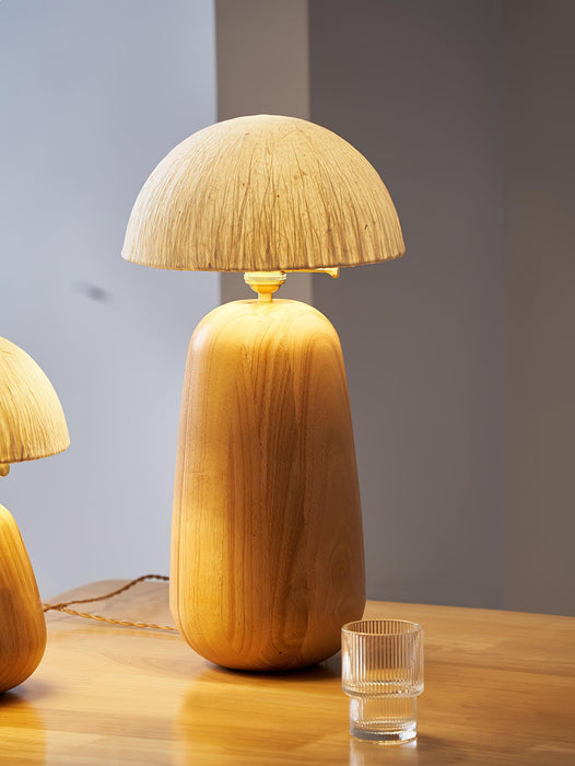 Percy Oak Table Lamp - DWHOME