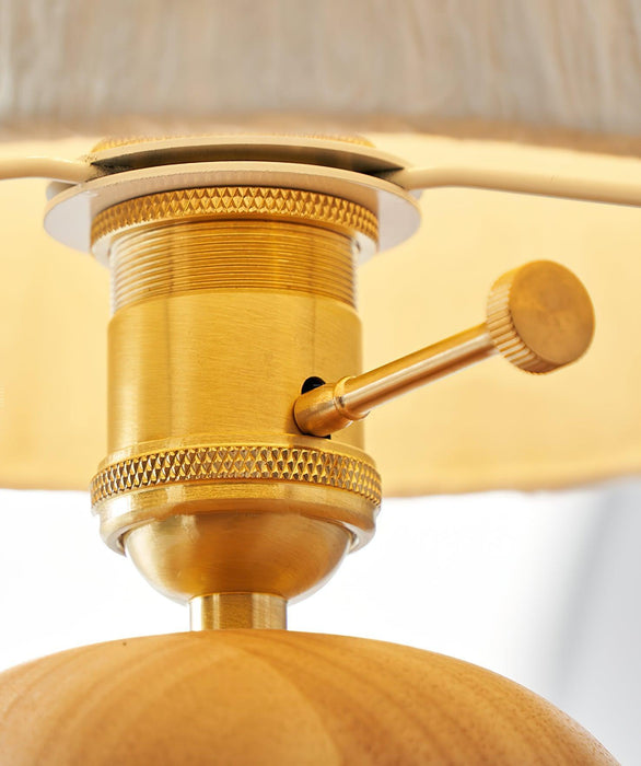 Percy Oak Table Lamp - DWHOME