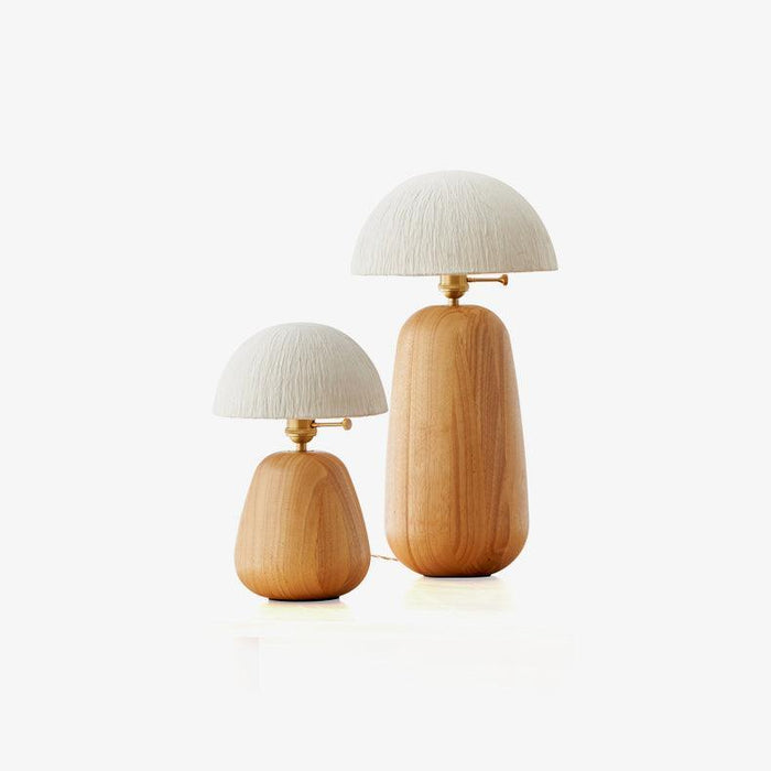 Percy Oak Table Lamp - DWHOME