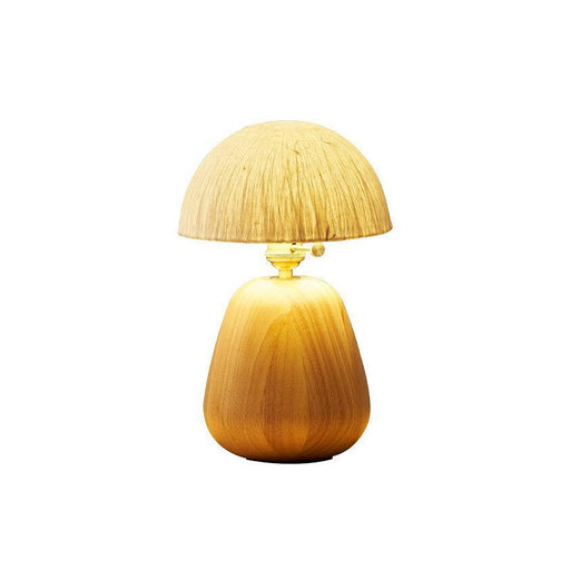 Percy Oak Table Lamp-DWHOME