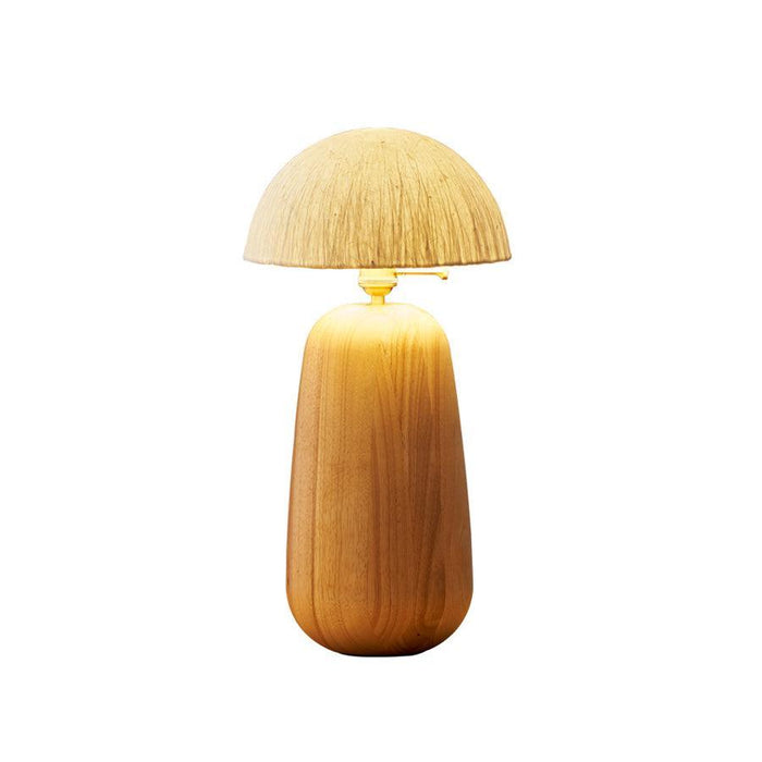 Percy Oak Table Lamp - DWHOME