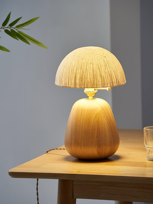 Percy Oak Table Lamp - DWHOME