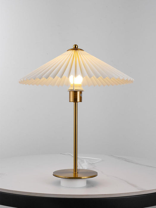 Perla Pleated Table Lamp - DWHOME
