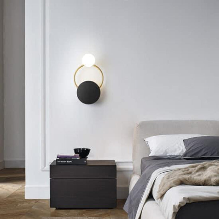 Persheen Modern Ring Wall Lamp-DWHOME