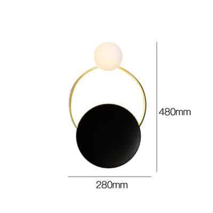 Persheen Modern Ring Wall Lamp-DWHOME