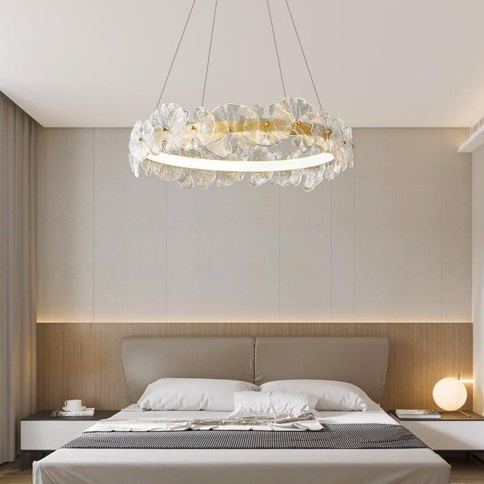 Petal Halo Chandelier-DWHOME