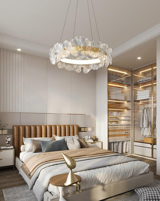 Petal Halo Chandelier-DWHOME