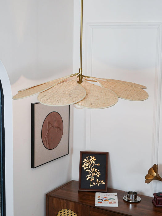 Petals Bloom Rattan Pendant Lamp-DWHOME