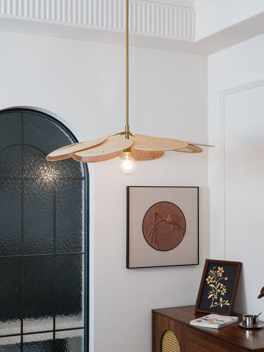 Petals Bloom Rattan Pendant Lamp-DWHOME