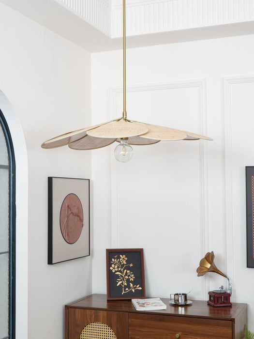 Petals Bloom Rattan Pendant Lamp-DWHOME