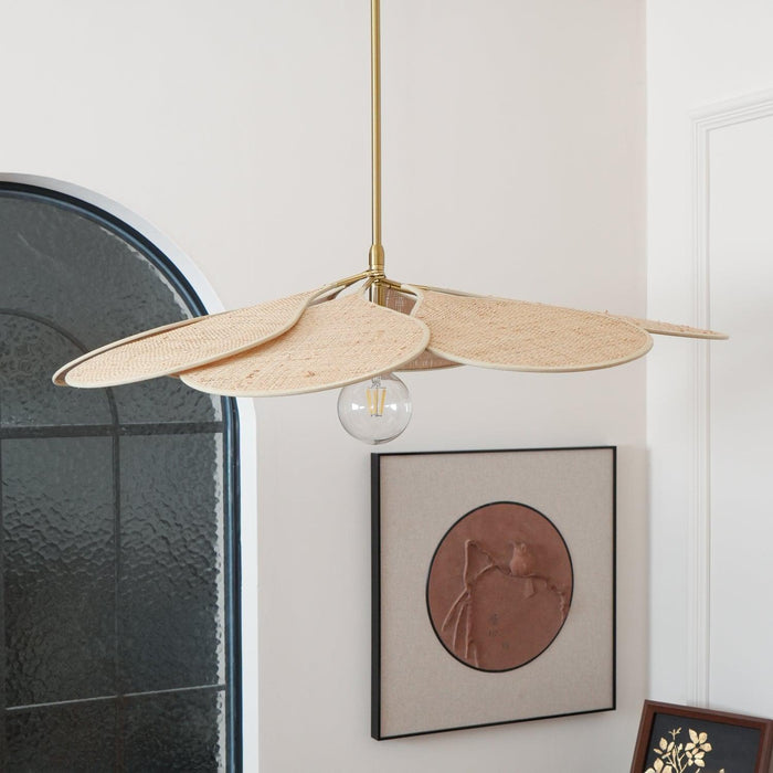 Petals Bloom Rattan Pendant Lamp-DWHOME