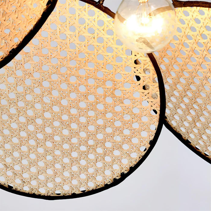 Petals Rattan Pendant Lamp-DWHOME