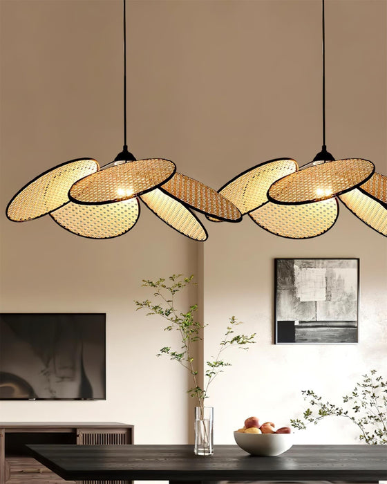Petals Rattan Pendant Lamp-DWHOME