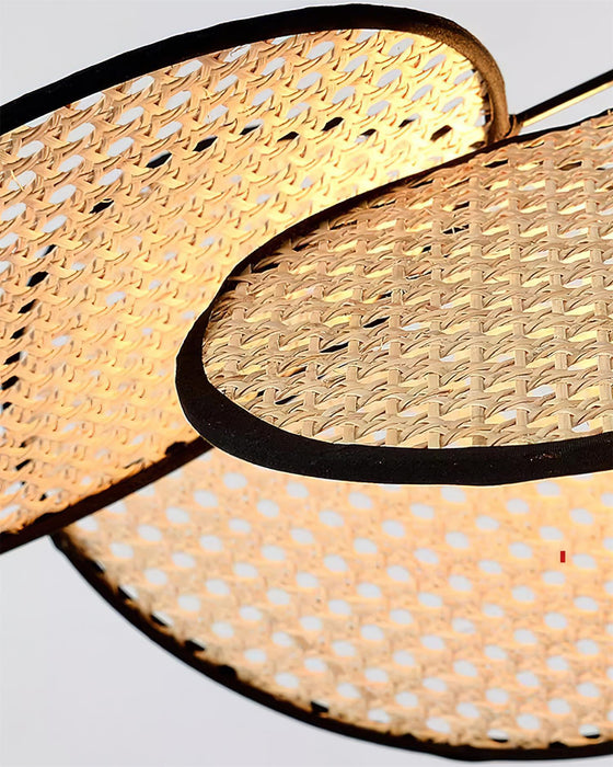 Petals Rattan Pendant Lamp-DWHOME