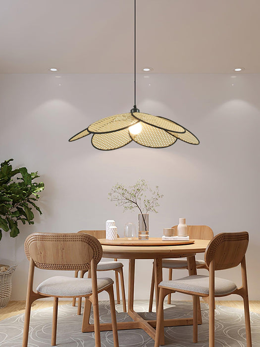 Petals Rattan Pendant Lamp-DWHOME