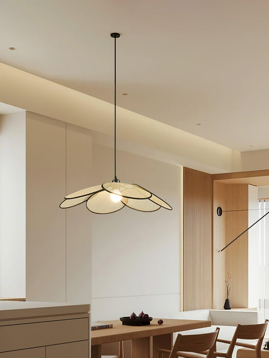 Petals Rattan Pendant Lamp-DWHOME