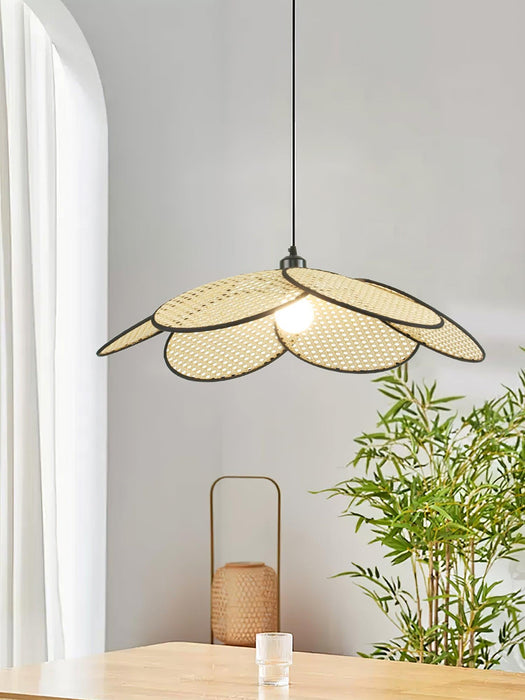 Petals Rattan Pendant Lamp-DWHOME