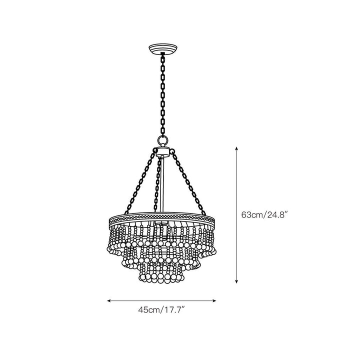 Pia Large Chandelier-DWHOME