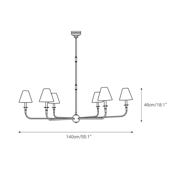 Kairos Grande Chandelier-DWHOME