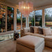 Pink Murano Glass Tronchi Chandelier-DWHOME