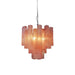 Pink Murano Glass Tronchi Chandelier-DWHOME