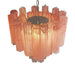 Pink Murano Glass Tronchi Chandelier-DWHOME