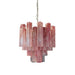 Pink Murano Glass Tronchi Chandelier-DWHOME