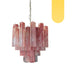 Pink Murano Glass Tronchi Chandelier-DWHOME