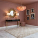 Pink Polygon Drop Chandelier - Vakkerlight