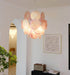 Pink Murano Disc Glass Chandelier-DWHOME