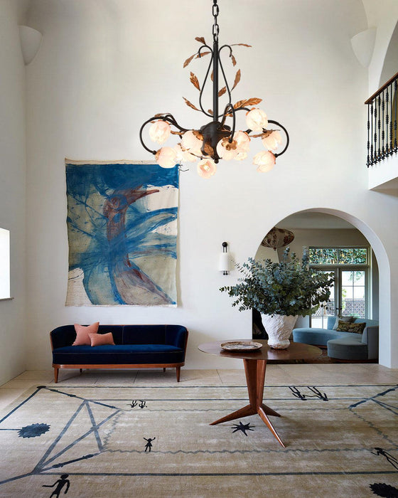 Pink Tulip Chandelier-DWHOME