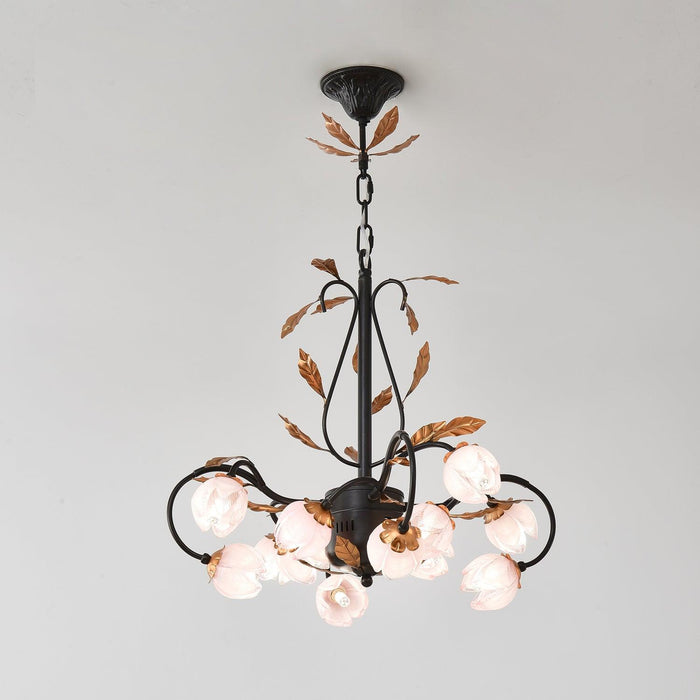 Pink Tulip Chandelier-DWHOME