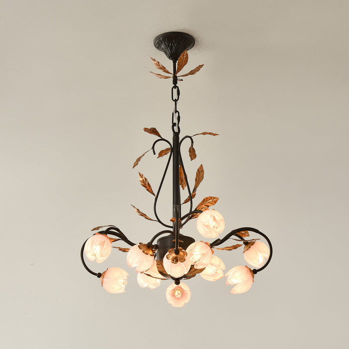 Pink Tulip Chandelier-DWHOME