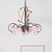 Pink Tulip Chandelier-DWHOME