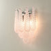 Pink Waffle Wall Sconce-DWHOME