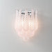 Pink Waffle Wall Sconce-DWHOME