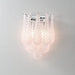 Pink Waffle Wall Sconce-DWHOME