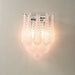 Pink Waffle Wall Sconce-DWHOME