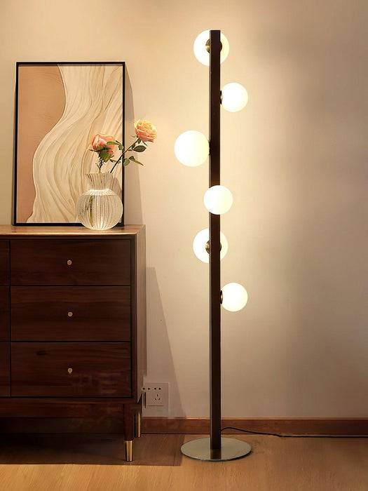 Planeta Wood Floor Lamp-DWHOME