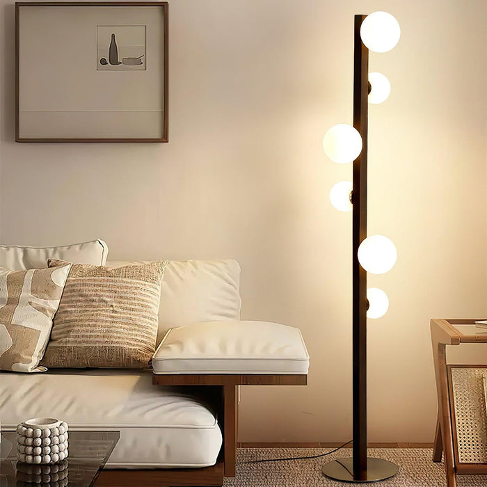 Planeta Wood Floor Lamp-DWHOME