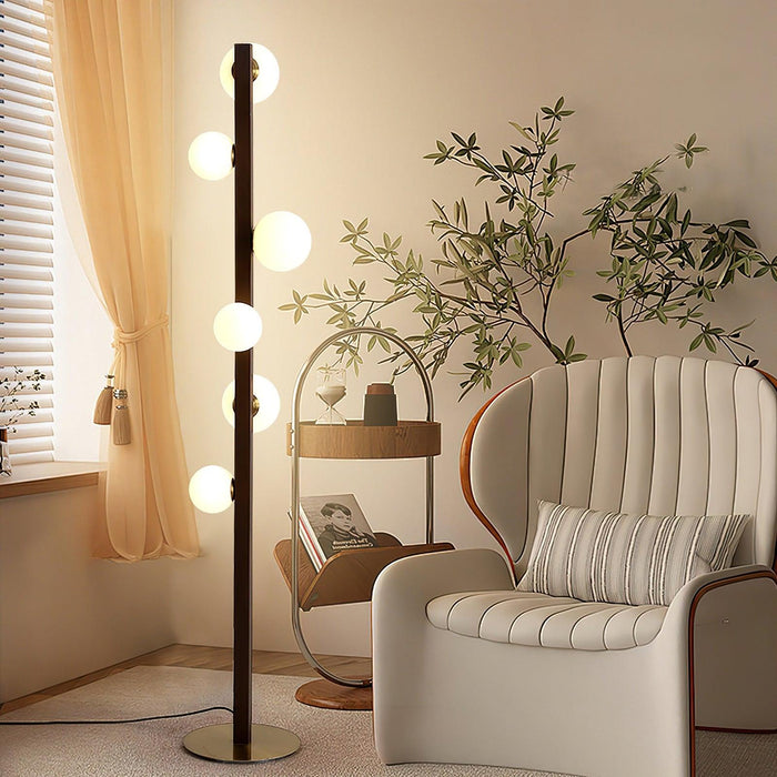 Planeta Wood Floor Lamp-DWHOME