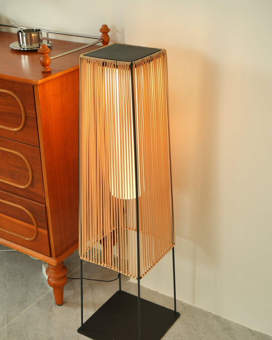 Plastic Rattan Outdoor Post Light-DWHOME
