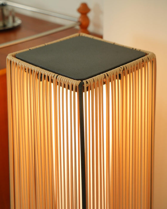 Plastic Rattan Outdoor Post Light-DWHOME