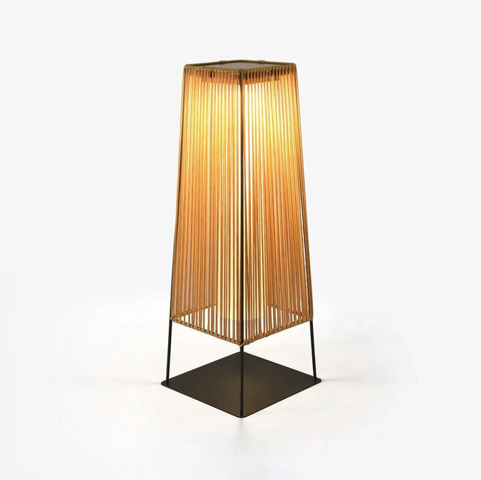 Plastic Rattan Outdoor Post Light-DWHOME