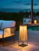 Plastic Rattan Outdoor Post Light-DWHOME